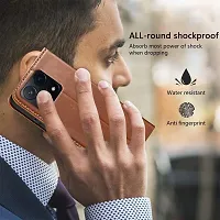 Brown Forego Flip Cover For Poco X6 Pro 5G-thumb3