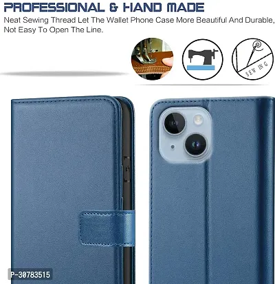 Blue Forego Flip Cover For Apple iPhone 15-thumb3