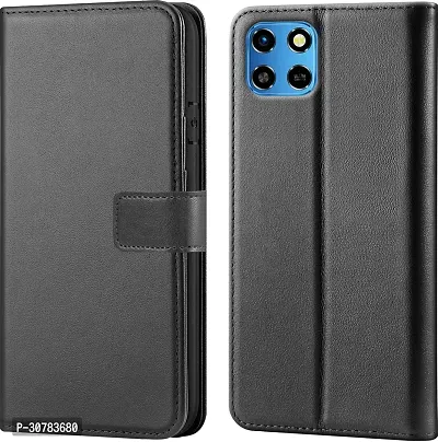 Black Forego Flip Cover For Infinix Smart 6 HD-thumb0