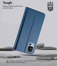 Blue Forego Flip Cover For Lava Blaze 5G-thumb4