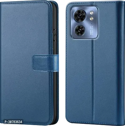 Blue Forego Flip Cover For Motorola Eade 40