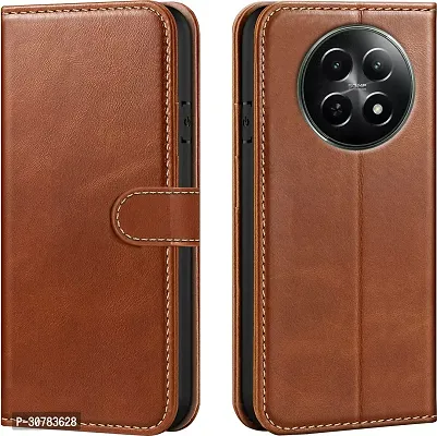 Brown Forego Flip Cover For REALME 12X 5G-thumb0