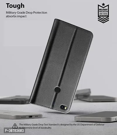 Black Forego Flip Cover For Mi Max 2-thumb5