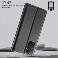 Black Forego Flip Cover For Redmi Note 11 Pro Plus 5G-thumb4