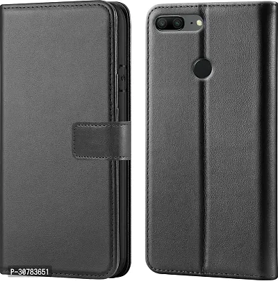 Black Forego Flip Cover For Honor 9 Lite-thumb0