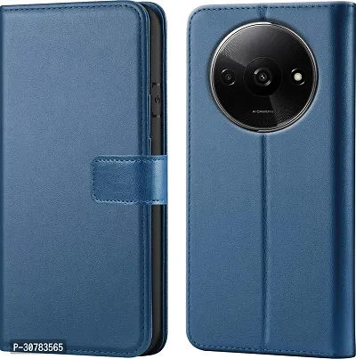 Blue Forego Flip Cover For Redmi A3 2024