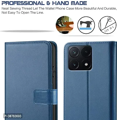 Blue Forego Flip Cover For Poco X6 Pro 5G-thumb3