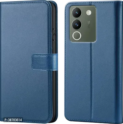 Blue Forego Flip Cover For Vivo V29