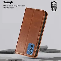 Brown Forego Flip Cover For Samsung A15 5G-thumb4