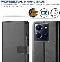 Black Forego Flip Cover For Infinix Note 30 5G-thumb2