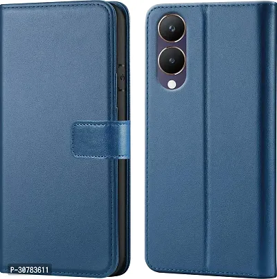 Blue Forego Flip Cover For Vivo Y28 5G-thumb0