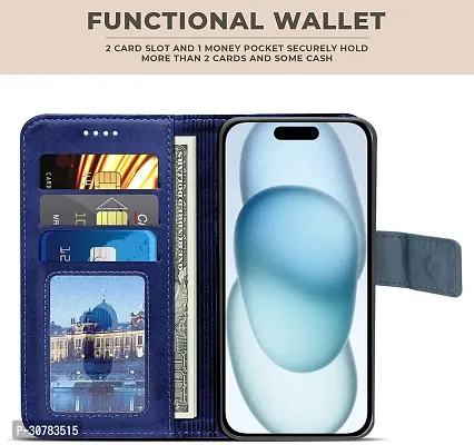 Blue Forego Flip Cover For Apple iPhone 15-thumb2