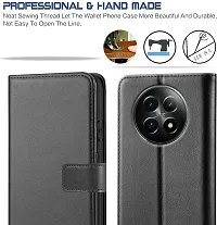 Black Forego Flip Cover For REALME 12X 5G-thumb2