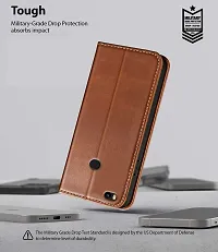 Brown Forego Flip Cover For Mi Max 2-thumb4