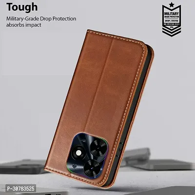 Brown Forego Flip Cover For Infinix Spark Go 2024-thumb5