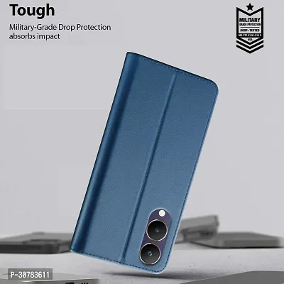 Blue Forego Flip Cover For Vivo Y28 5G-thumb5