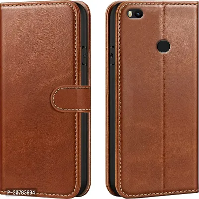 Brown Forego Flip Cover For Mi Max 2