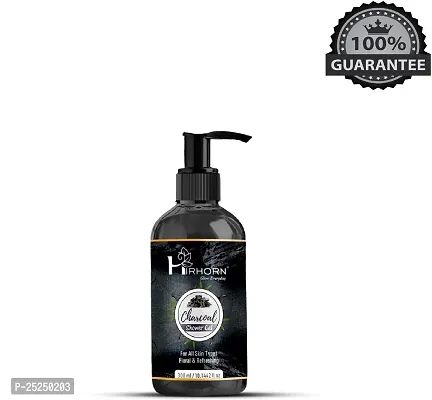 Natural Charcoal Shower Gel Cleaning And Refreshed Skin-thumb0