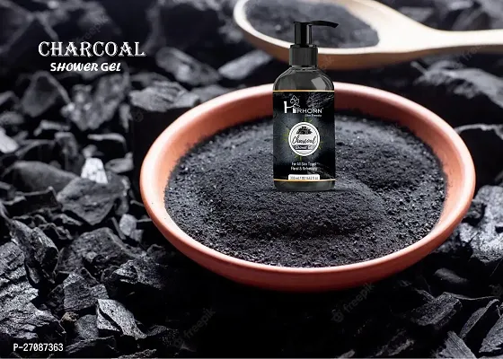 Charcoal Body Wash Anti Pollution   Removes Dirt   Impurities Deep Skin Detox-thumb0