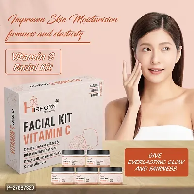 Vitamin C Brightening Facial Kit For Dulness  Uneven Tones   Fine Lines