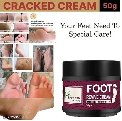 Natural Cream For Dry  Cracked Feet, Moisturizes And Soothes Feet, Heel Repair-thumb0