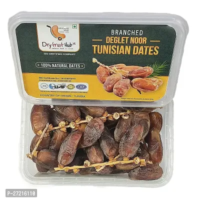 Dry Fruit Hub Tunisian Dates 1kg Pack Of 2 Each 500g Fresh Tunisian khajur/khejur, Deglet Nour Branched Dates/khajoor-thumb3