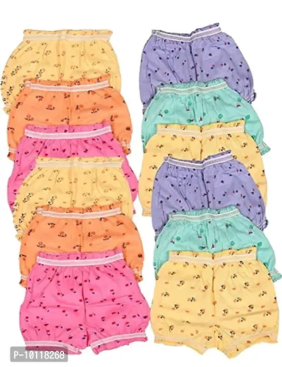 Baby Boys  Baby Girls Unisex 100% Cotton Printed Panty Bloomer Combo Pack of 12-thumb0