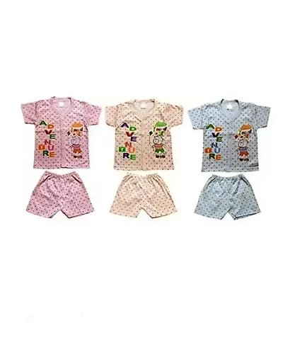 Half Sleeves T-Shirt And Shorts For Baby Pack of 3