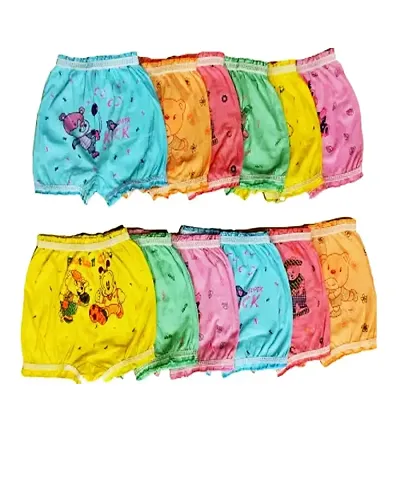 Baby Girls/Boys Panty/Panties Pure 100% Blommers Children Coloured Frozen Hipster Regular fit Undergarment Shorty 12 PCS