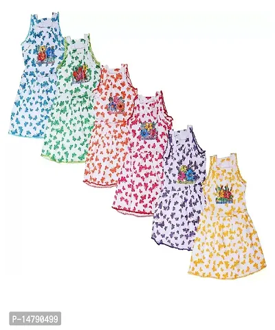 New Cute Trendy Cotton Fabric Summer wear Frock/jhabla/Maxi/midi Combo Set of 6 for Baby Girls-thumb3