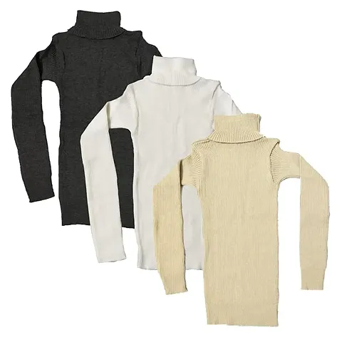 Full Sleeves Wool Winter Wear For Kids Pack of 3