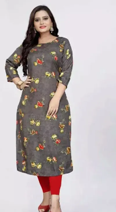 Fancy Cotton Straight Kurti