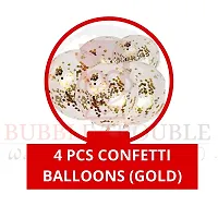 Bubble Trouble Happy Anniversary Balloons Decoration Kit Combo For Husband Wife Girlfriend Boyfriend,Anniversary Foil, Love Foil, Confetti Balloon,Heart, 40 Pcs Balloons (Red Gold Theme, Pack of 50)-thumb4