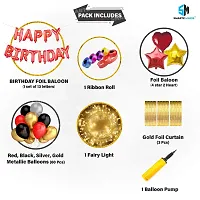 Happy Birthday Decoration Kit Combo - 85Pcs,-thumb1