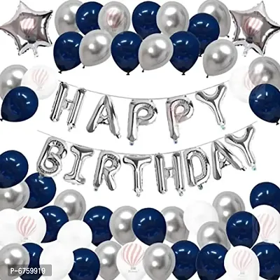 Happy Birthday Balloons Decoration Kit 67 Pcs Set For Husband Boys Kids Balloons-thumb0