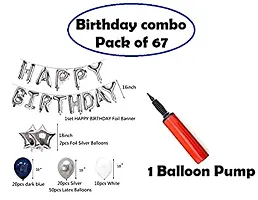 Happy Birthday Balloons Decoration Kit 67 Pcs Set-thumb1
