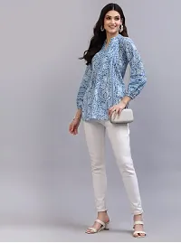 Trendy Cotton Printed Top For Women-thumb2