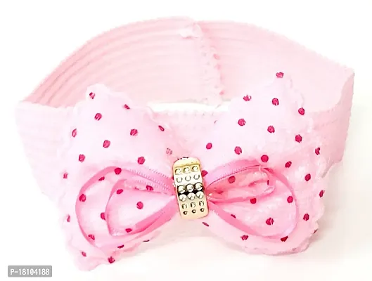 JSR PRESENTS STYLISH AND FANCY HANDCRAFTED HAIRBAND FOR WOMEN AND GIRLS | HEADBANDS FOR WOMEN AND GIRLS | HEADBAND FOR BABY GIRL ALL STYLE AVAILABLE (BABY PINK BOW HAIRBAND)