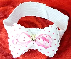 JSR PRESENTS STYLISH AND FANCY HANDCRAFTED HAIRBAND FOR WOMEN AND GIRLS | HEADBANDS FOR WOMEN AND GIRLS | HEADBAND FOR BABY GIRL ALL STYLE AVAILABLE (WHITE BOW HAIRBAND)-thumb1