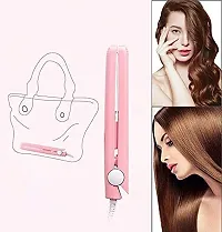 1 Mini Professional Hair Straighteners Temperature Control Flat Iron 45W with Plastic Storage Box (Assorted Color)-thumb1