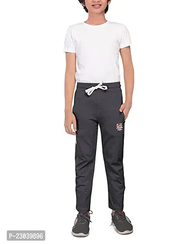 Classic Cotton Solid Track Pant For Boys