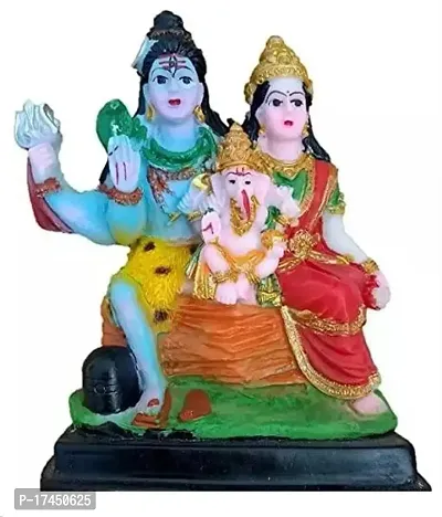 Shiv Parvati Ganesh God Shiva Idol