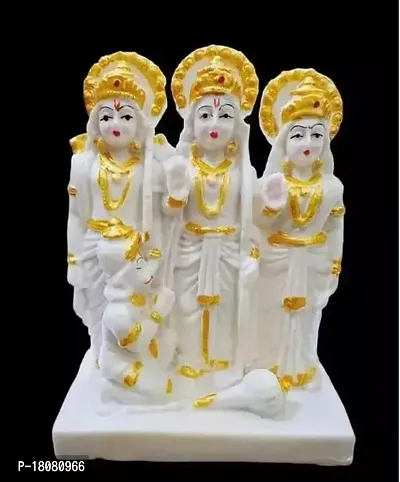 Sunrise Ram darbar God Idol, God Murti Figurine Religious Pooja Gift Items and Murti for Mandir/Temple/Home/Office-thumb0