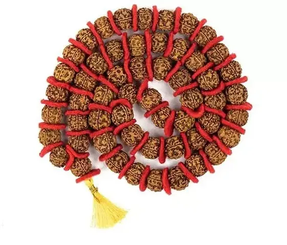 Rudraksha Mala Gold Plated Necklace For Men