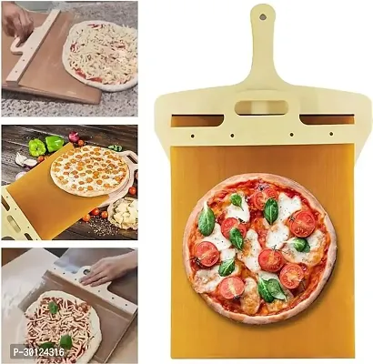 Large Non-Stick Pizza Peel with Handle, Perfect for Home Pizza Making, Sliding Pizza Peel, Magic Non-Stick-thumb0