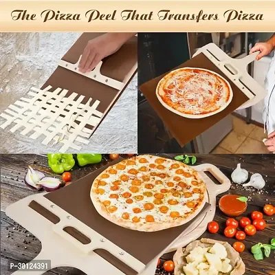 Large Non-Stick Pizza Peel with Handle, Perfect for Home Pizza Making, Sliding Pizza Peel, Magic Non-Stick-thumb2