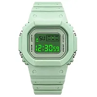 Motugaju Digital Green Color Back 7 Light Day/Date Watch for Boys  Girls Boys and Girls Watch-thumb1