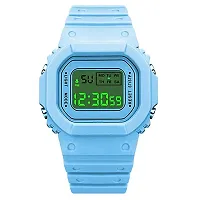 Stylish Blue Digital Watch For Men And Boys-thumb1