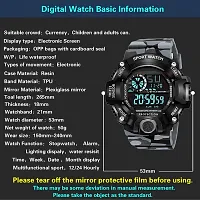 Motugaju Digital Watch Shockproof Automatic Army Grey Color Strap Waterproof Digital Sports Watch for Men Kids Watch for Boys Watch for Men-thumb4