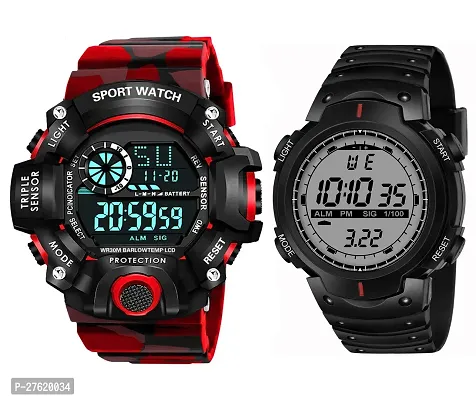 Classy Digital Watches Combo of 2